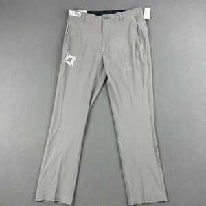 Izod Golf Pants Mens 30x30 Gray SwingFlex Slim Fit Cinder Block 4 Way Stretch